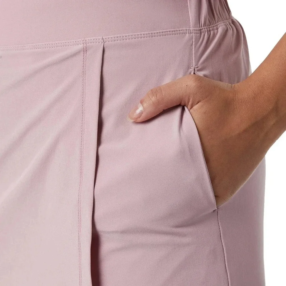 32 Degrees 2-Pack Everyday Skort Girls Large 14/16 Pink Wrap Front Elastic Band‎